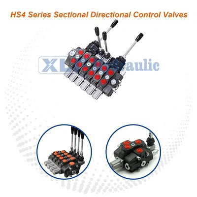 HS4 Series hydraulic Testalal Kev Tswj Zawv Zawg Spool Spool
